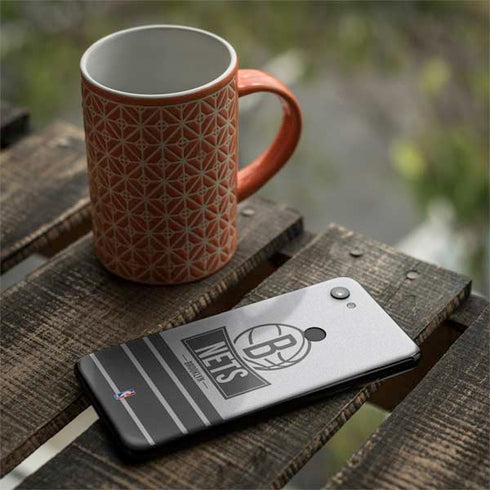 NBA Brooklyn Nets Static Google Pixel 3a XL Skin